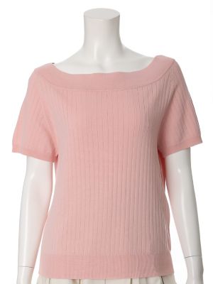 【SALE（三越）】＜ef-de L＞ 大きいサイズ 《ef-de》2WAYリブニットプルオーバー(5572170014) ピンク 【三越・伊勢丹/公式】