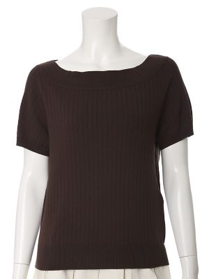 【SALE（三越）】＜ef-de L＞ 大きいサイズ 《ef-de》2WAYリブニットプルオーバー(5572170014) カーキ 【三越・伊勢丹/公式】