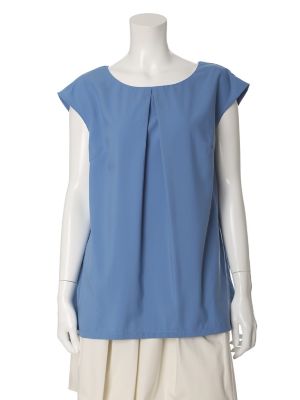 【SALE（三越）】＜ef-de L＞ 大きいサイズ 《ef-de》バックリボンプリーツブラウス(5572182014) ブルー 【三越・伊勢丹/公式】
