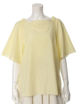 【SALE（三越）】＜ef-de L＞ 大きいサイズ 《ef-de》2WAYピンストライププルオーバー(5572182047) イエロー 【三越・伊勢丹/公式】
