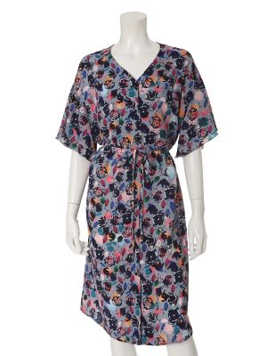 【SALE（三越）】＜ef-de L＞ 大きいサイズ 《ef-de》ローズシフォンガウンワンピース(5573121007) グレー 【三越・伊勢丹/公式】