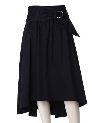 【SALE（三越）】＜ef-de L＞ 大きいサイズ 《ef-de》ベルトバックロングフレアスカート(5573152306) コン 【三越・伊勢丹/公式】