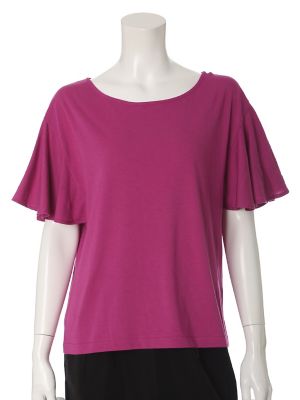 【SALE（三越）】＜ef-de L＞ 大きいサイズ 《ef-de》フレアスリーブワイドカットソー(5573190006) ピンク 【三越・伊勢丹/公式】