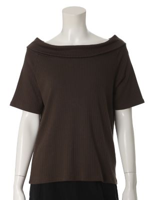 【SALE（三越）】＜ef-de L＞ 大きいサイズ 《ef-de》バックベロアリボンカットソー(5573190012) カーキ 【三越・伊勢丹/公式】