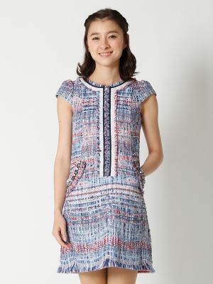 【SALE（三越）】＜マーリエ パー エフデ＞ マリアケントジッパーワンピース(5971121008) ブルー 【三越・伊勢丹/公式】