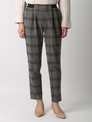 【SALE（三越）】＜7IDコンセプト＞ ストレッチチェックパンツ(7064161011) グレー 【三越・伊勢丹/公式】