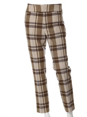 【SALE（三越）】＜7IDコンセプト＞ ウールチェックパンツ(7064161037) ベージュ 【三越・伊勢丹/公式】