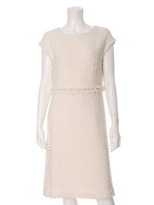 【SALE（三越）】＜7IDコンセプト＞ ファンシーツィードAライン切り替えワンピース(7071121005) オフシロ 【三越・伊勢丹/公式】