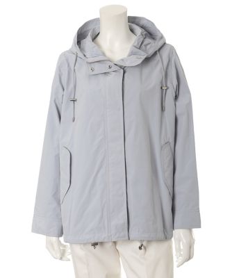 【SALE（三越）】＜7IDコンセプト＞ Aラインナイロンジップパーカー(7071144402) サックス 【三越・伊勢丹/公式】