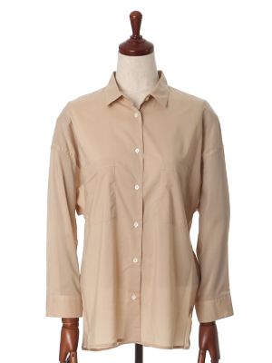【SALE（三越）】＜7IDコンセプト＞ ベーシックワイドブラウス《Reana-α》(7071181001) ベージュ 【三越・伊勢丹/公式】
