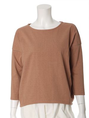 【SALE（三越）】＜7IDコンセプト＞ リラクシングワイドカットソー(7072190411) レンガ 【三越・伊勢丹/公式】