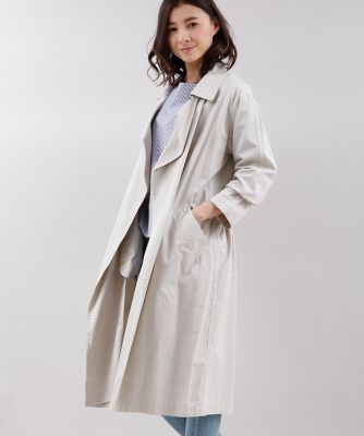 ＜INED/イネド＞ コットントレンチコート(7171114004) アイボリー 【三越・伊勢丹/公式】