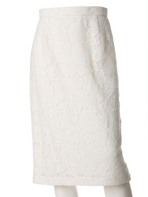 【SALE（三越）】＜INED/イネド＞ フラワーレーススカート(7172152064) オフシロ 【三越・伊勢丹/公式】