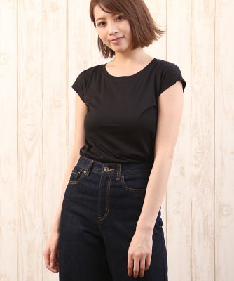 ＜INED/イネド＞ ベーシックカットソー(7173190019) クロ 【三越・伊勢丹/公式】