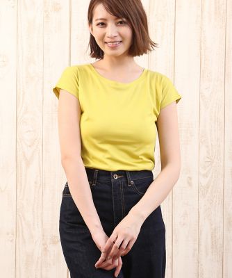 ＜INED/イネド＞ ベーシックカットソー(7173190019) カラシ 【三越・伊勢丹/公式】