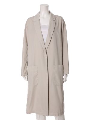 ＜イネドL＞ 《INED》ロングチェスターコート(7571114003) アイボリー 【三越・伊勢丹/公式】