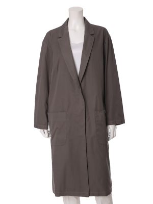 ＜イネドL＞ 《INED》ロングチェスターコート(7571114003) カーキ 【三越・伊勢丹/公式】