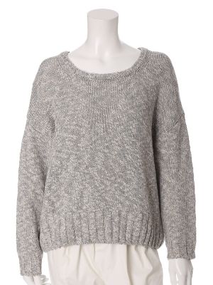 【SALE（三越）】＜SUPERIOR CLOSET L＞ 大きいサイズ 《YVON》ワイドニットプルオーバー(7571170511) グレー 【三越・伊勢丹/公式】