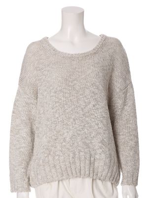 【SALE（三越）】＜SUPERIOR CLOSET L＞ 大きいサイズ 《YVON》ワイドニットプルオーバー(7571170511) ベージュ 【三越・伊勢丹/公式】