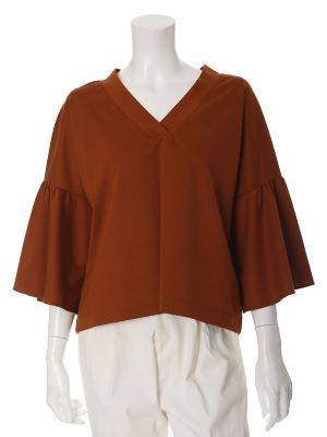 【SALE（三越）】＜SUPERIOR CLOSET L＞ 大きいサイズ 《INED》ワイドシャイニープルオーバー(7572190305) サーモンピンク 【三越・伊勢丹/公式】