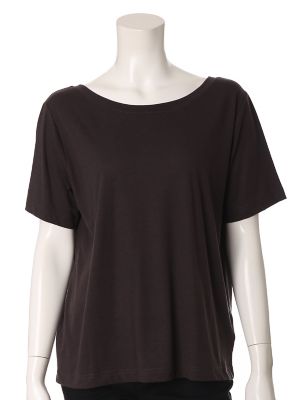＜イネドL＞ 《INED》SUAVEX(R) 2WAYネックカットソー(7573190734) チャコールグレー 【三越・伊勢丹/公式】