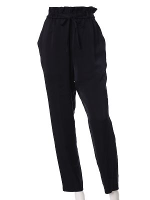 【SALE（三越）】＜ルフトローブ＞ ハイウエストサテンパンツ(8471161009) コン 【三越・伊勢丹/公式】