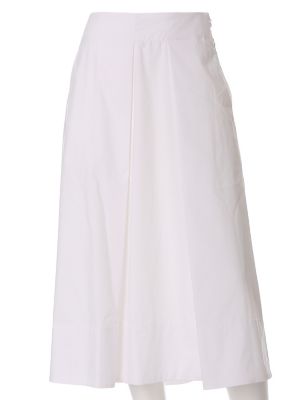 【SALE（三越）】＜ルフトローブ＞ バックロングレースアップフレアスカート(8472152003) シロ 【三越・伊勢丹/公式】