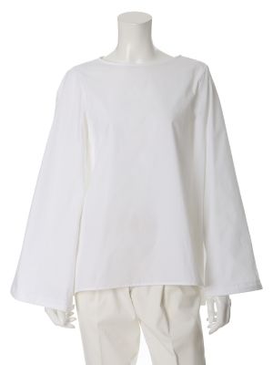 【SALE（三越）】＜ルフトローブ＞ ワイドスリーブブラウス《Prime flex》(8472182004) シロ 【三越・伊勢丹/公式】