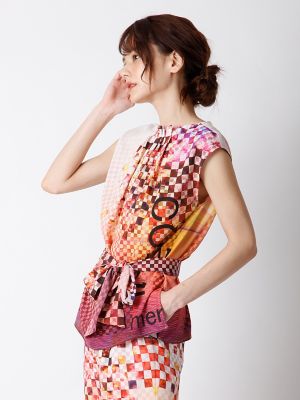 【SALE（三越）】＜ルフトローブ＞ コーラルプリントロゴブラウス(8472182035) ソノタ 【三越・伊勢丹/公式】