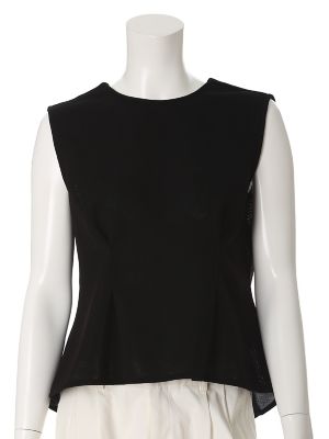 【SALE（三越）】＜ルフトローブ＞ バックポイントノースリーブカットソー(8472190015) クロ 【三越・伊勢丹/公式】