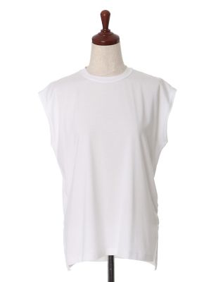 【SALE（三越）】＜ルフトローブ＞ ワイドフレンチスリーブロゴカットソー《ONE PIECEコラボ》(8472190911) シロ 【三越・伊勢丹/公式】