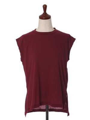 【SALE（三越）】＜ルフトローブ＞ ワイドフレンチスリーブロゴカットソー《ONE PIECEコラボ》(8472190911) ワイン 【三越・伊勢丹/公式】