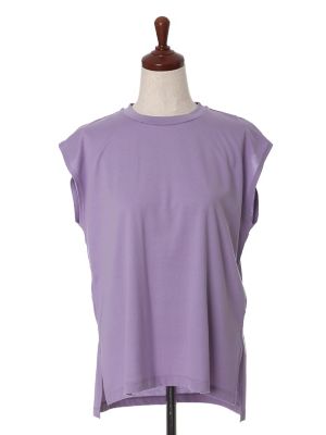 【SALE（三越）】＜ルフトローブ＞ ワイドフレンチスリーブロゴカットソー《ONE PIECEコラボ》(8472190911) パープル 【三越・伊勢丹/公式】