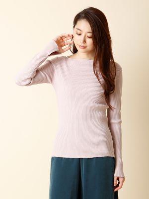 ＜ルフトローブ＞ 《ROBE》ボートネックニットセーター(8473170513) ピンク 【三越・伊勢丹/公式】