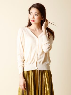 【SALE（三越）】＜ルフトローブ＞ 《ROBE》ベーシックカーディガン(8473178503) アイボリー 【三越・伊勢丹/公式】