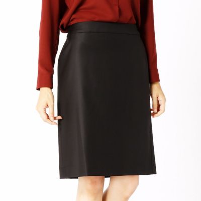 ＜COMME CA DU MODE/コムサデモード＞ エストラートギャバタイトスカート(0080FC01) 02クロ 【三越・伊勢丹/公式】