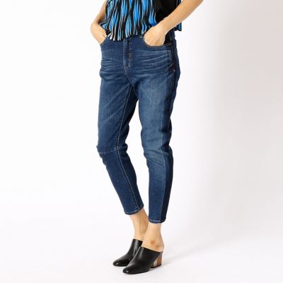 ＜COMME CA DU MODE/コムサデモード＞ ストレッチデニムサルエルパンツ(0105PC06) 01ライン入り 【三越・伊勢丹/公式】