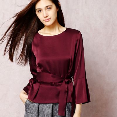 ＜COMME CA DU MODE/コムサデモード＞ フレアスリーブブラウス(0109HC10) 02 【三越・伊勢丹/公式】