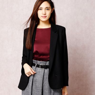 ＜COMME CA DU MODE/コムサデモード＞ ストレッチフラノテーラードジャケット(0109JC04) 09 【三越・伊勢丹/公式】