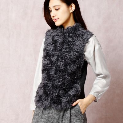 ＜COMME CA DU MODE/コムサデモード＞ モヘヤテディファージレ(0110VC03) 04 【三越・伊勢丹/公式】