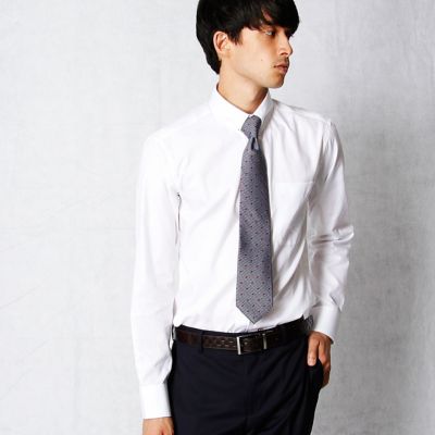 ＜COMME CA MEN ＞ ALBINIオックスフォードドレスシャツ(0708HS09) ホワイト 【三越・伊勢丹/公式】