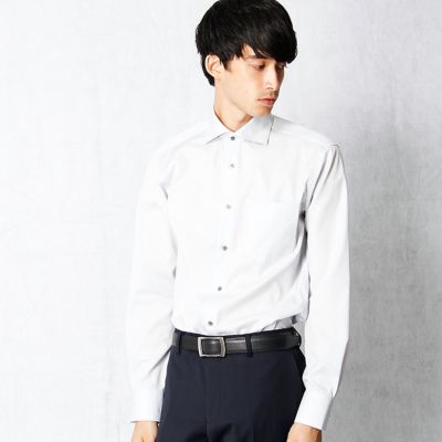 ＜COMME CA MEN ＞ 形状安定サックスドビーシャツ(0708HW06) ソノタ ガラ3 【三越・伊勢丹/公式】
