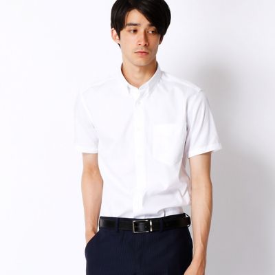 ＜COMME CA MEN ＞ 形状安定ホワイトドビーシャツ(0708HZ14) ソノタ ガラ1 【三越・伊勢丹/公式】