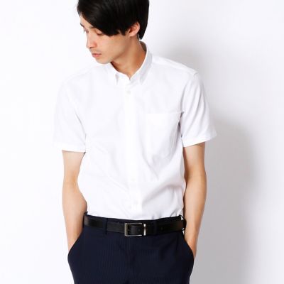 ＜COMME CA MEN ＞ 形状安定ホワイトドビーシャツ(0708HZ14) ソノタ ガラ2 【三越・伊勢丹/公式】