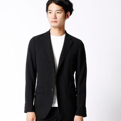 【SALE（三越）】＜COMME CA MEN ＞ ウォッシャブルメッシュストレッチジャケット(0715JZ07) ブラック 【三越・伊勢丹/公式】