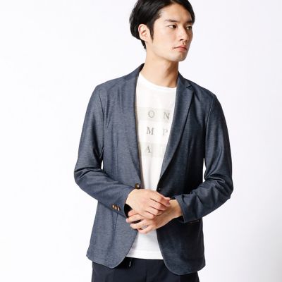 ＜COMME CA MEN ＞ ハイゲージデニムジャケット(0715JZ13) ネイビー 【三越・伊勢丹/公式】