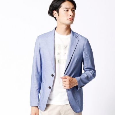 【SALE（三越）】＜COMME CA MEN ＞ ドビーシャンブレーシャツジャケット(0715JZ17) ソノタ ガラ1 【三越・伊勢丹/公式】