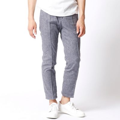 【SALE（三越）】＜COMME CA MEN ＞ ハイパーストレッチリネンパンツ(0725PZ06) ブルー 【三越・伊勢丹/公式】