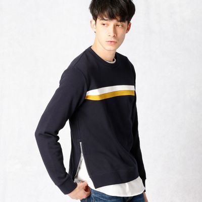 ＜COMME CA MEN ＞ ボーダースウェット(0745CW19) ソノタ ガラ2 【三越・伊勢丹/公式】