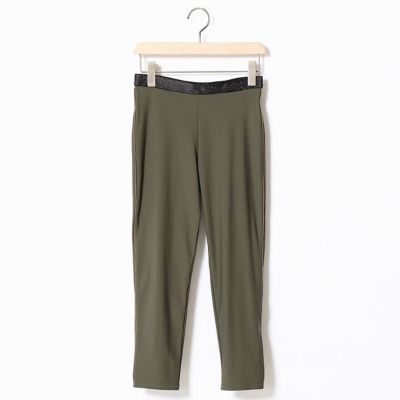 ＜ARTISAN/アルチザン＞ メリルハイテンション7分丈レギンス(0822PZ17) カーキ 【三越・伊勢丹/公式】